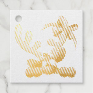 Reindeer Puzzled Funny Christmas Character Favour Tags