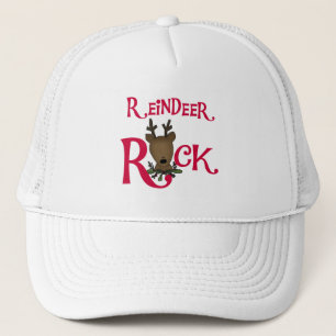 Reindeer Rock Tshirts and Gifts Trucker Hat