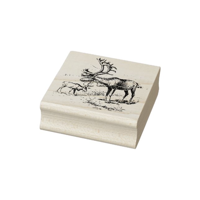 Reindeer rubber stamp (Stamp)