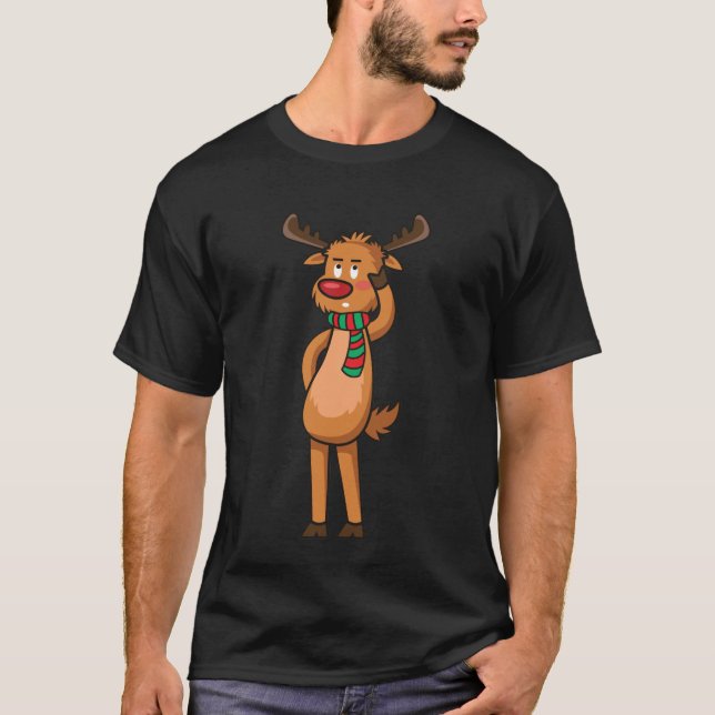 reindeer Rudolph T-Shirt (Front)