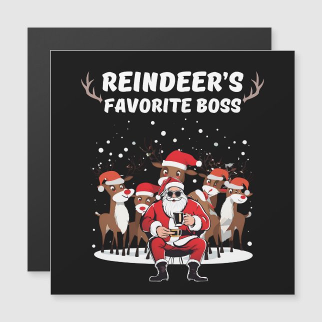 Reindeer’s Favourite Boss (Front/Back)