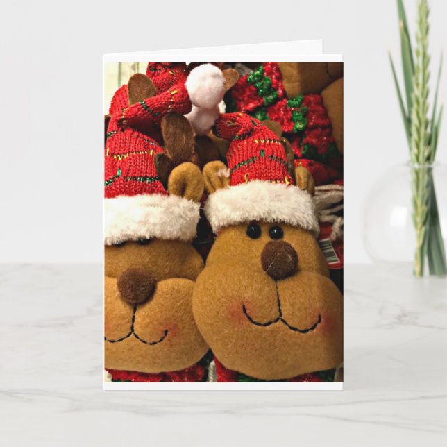 **REINDEER SAY MERRRRRRY CHRISTMAS** CARD (Front)