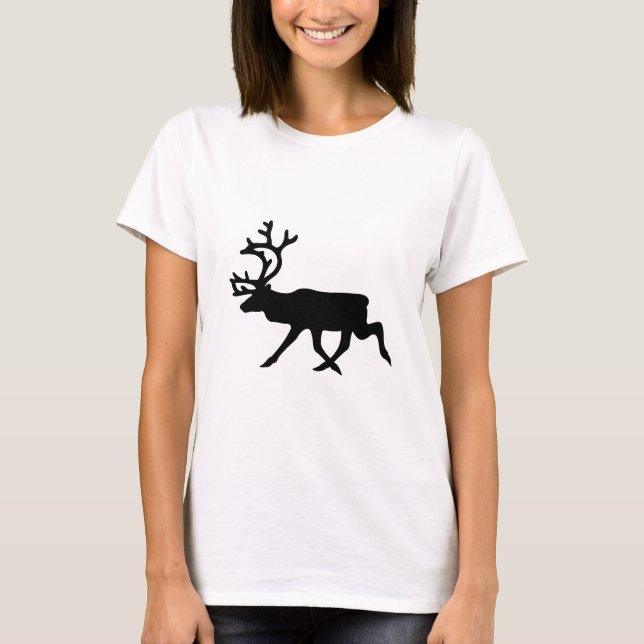 Reindeer Silhouette T-Shirt (Front)