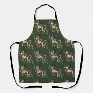 Reindeer Skeleton Apron
