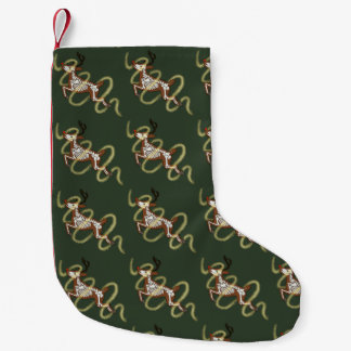 Reindeer Skeleton Small Christmas Stocking