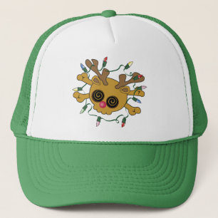 Reindeer Skull Trucker Hat
