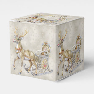 Reindeer Sleigh Holiday Gift Box