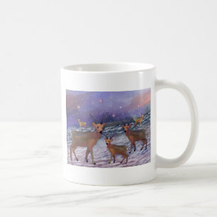 Reindeer Snowfall Mug