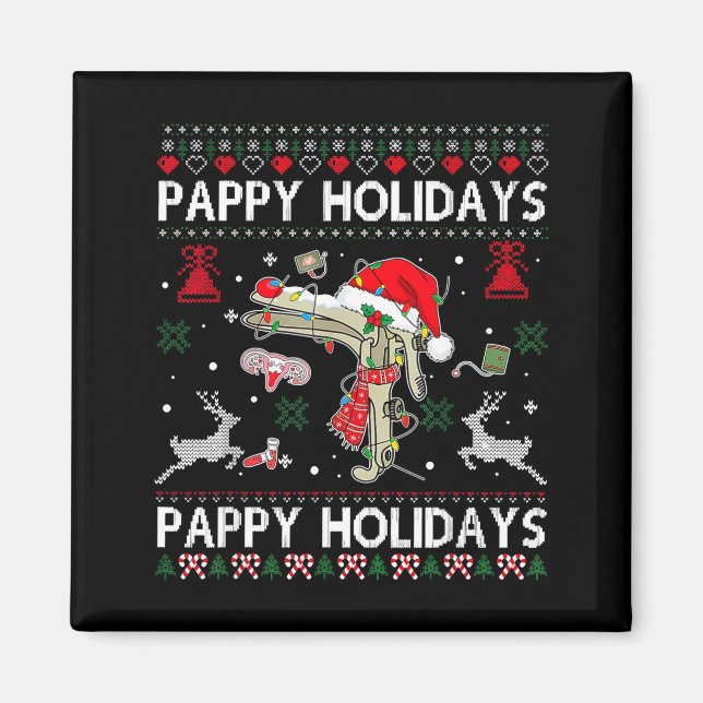 Reindeer Speculum Obgyn Nurse Ugly Christmas Obste Magnet (Front)