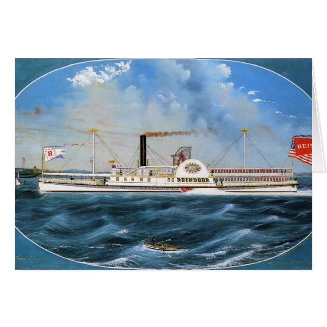 Reindeer Steamboat 1850 (Front Horizontal)