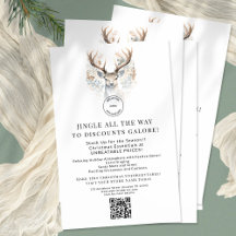 Reindeer Store Christmas Offers QR Code