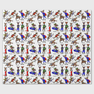 Reindeer Team Wrapping Paper