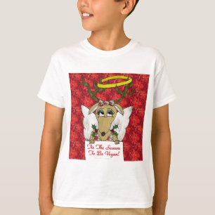 Reindeer Tis The Season to Be Vegan Gifts Apparel T-Shirt