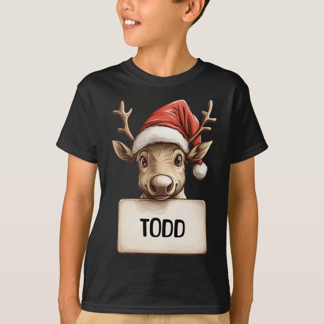 Reindeer Todd  T-Shirt (Front)