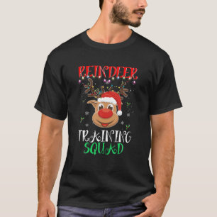 Reindeer Training Squad Christmas Running Team Gif T-Shirt
