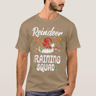 Reindeer Training Squad Christmas Running Xmas Lig T-Shirt