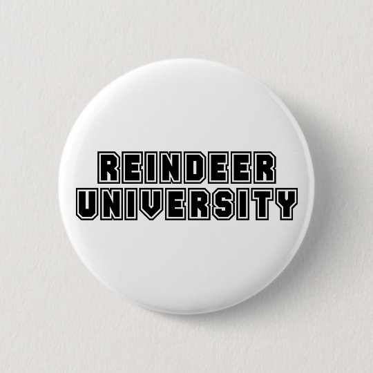 Reindeer University Button