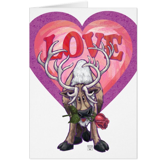 Reindeer Valentine's Day (Front)