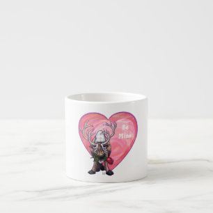 Reindeer Valentine's Day Espresso Cup