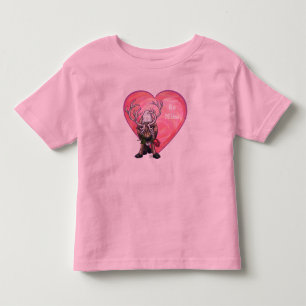 Reindeer Valentine's Day Toddler T-Shirt