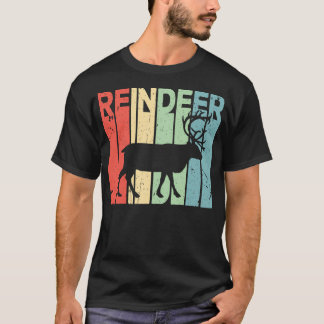 Reindeer Vintage Retro T-Shirt