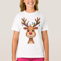 Reindeer with Christmas Lights