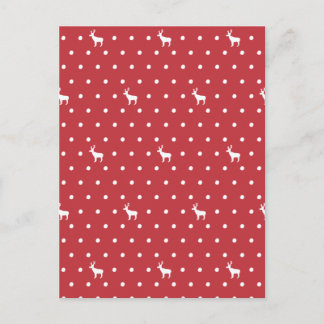 Reindeer with dots Postcard