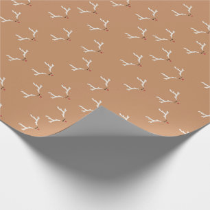 Reindeer Wrap Kids Modern Christmas Wrapping Paper