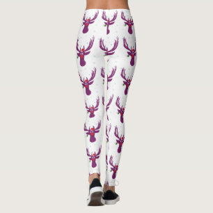 Reindeer X-mas Celebration Leggings, M Leggings