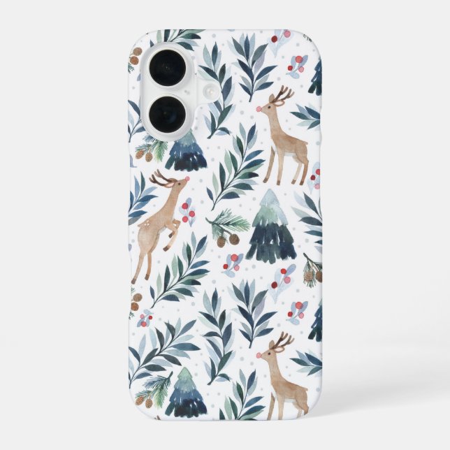 Reindeers in the Forest iPhone / iPad case (Back)