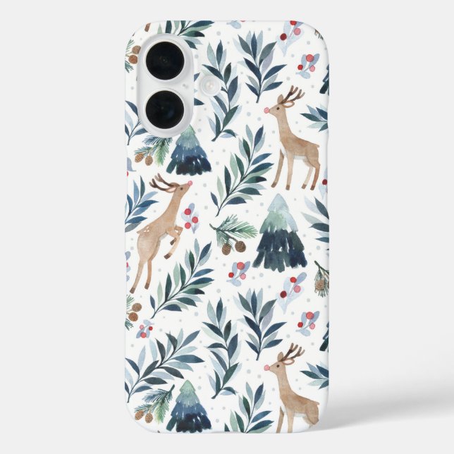 Reindeers in the Forest iPhone / iPad case (Back)