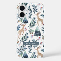 Reindeers in the Forest iPhone / iPad case