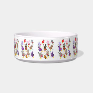 Reindeers with Bells Christmas Bowl