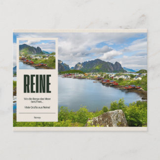 Reine auf den Lofoten Postcard