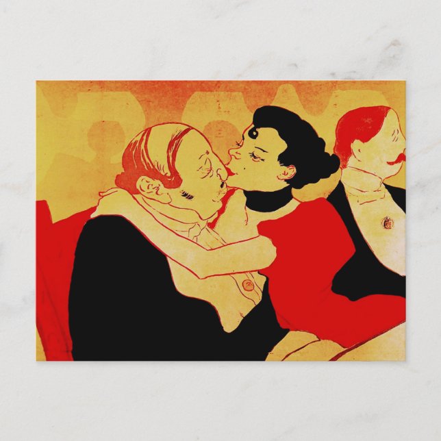 Reine De Joie 1892 Famous Poster Postcard (Front)