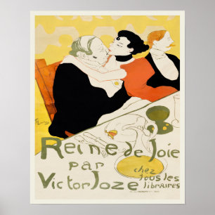 Reine de Joie (Queen of Joy) by Toulouse Lautrec Poster