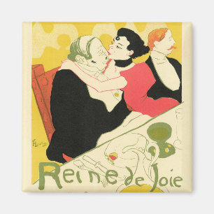 Reine de Joie (Queen of Pleasure) Toulouse Lautrec Magnet
