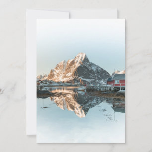 Reine, Lofoten Islands Fishing Village Holiday Card