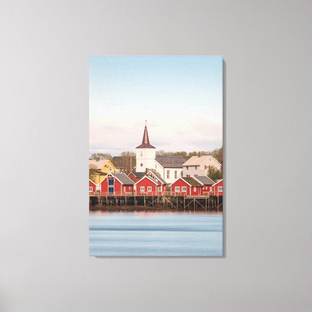 Reine Lofoten Norway Canvas Print (Front)