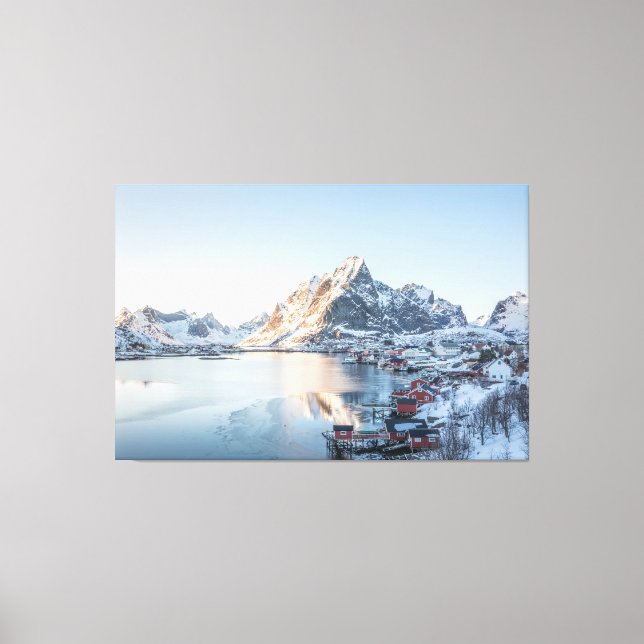 Reine Lofoten Norway Canvas Print (Front)