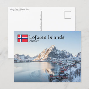Reine Lofoten Norway Postcard