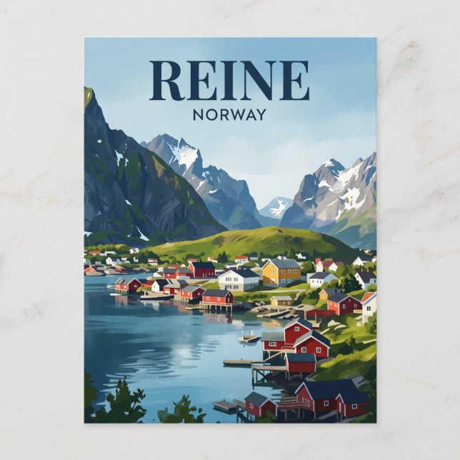 Reine Norway Postcard (Front)