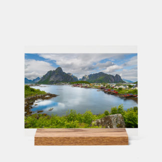 Reine on the Lofoten Magnet  Acrylic Sign
