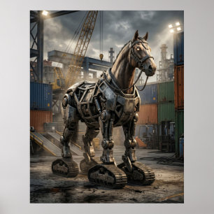 Reinforced Stallion Run Poster