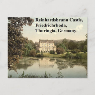Reinhardsbrunn Castle, Friedrichrhoda, Thuringia Postcard