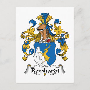 Reinhardt Family Crest Postcard