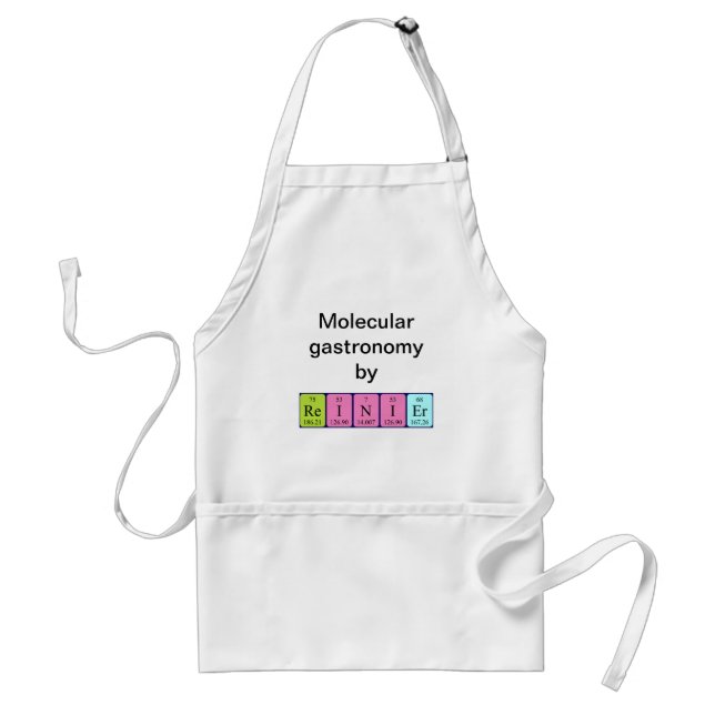 Reinier periodic table name apron (Front)