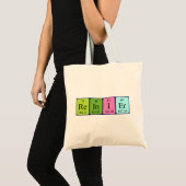 Reinier periodic table name tote bag (Front (Product))