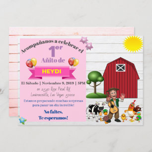 REINO INFANTIL INVITACION-SPANISH INVITATION