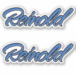 Reinold name blue sticker Sticker Sticker Stickers